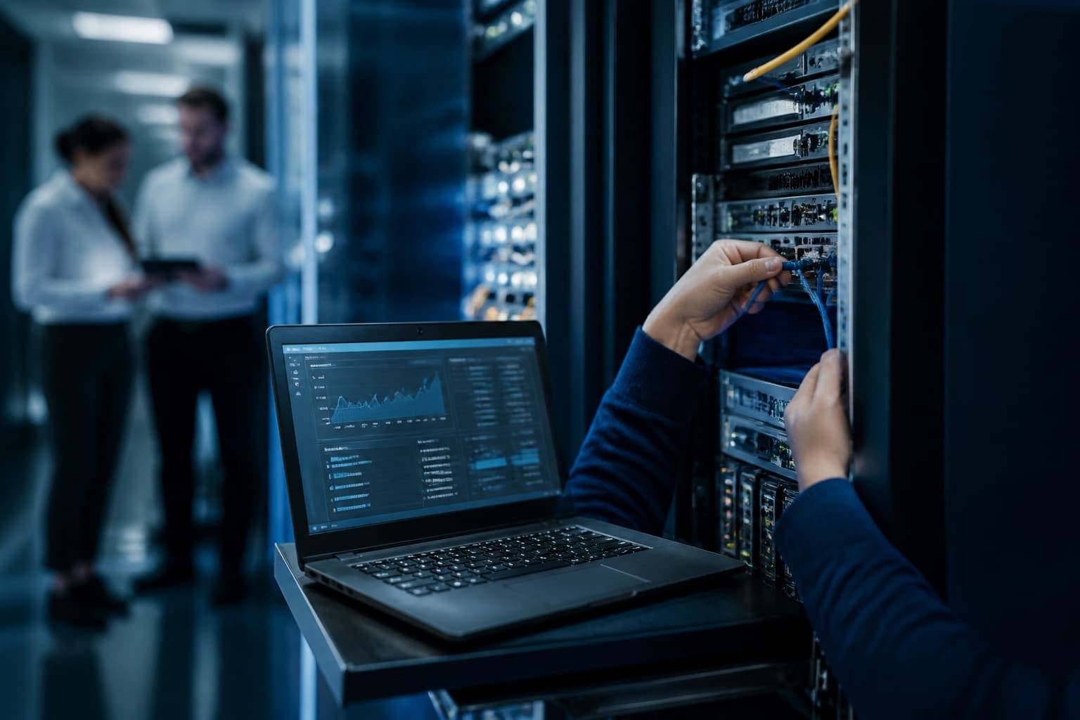 Infraestructura tecnológica y trabajo con sistemas empresariales